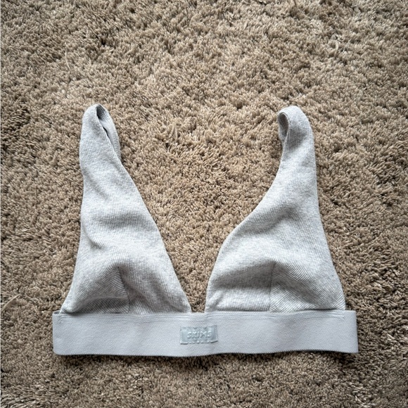 SKIMS Other - SKIMS Light Gray Triangle Bralette